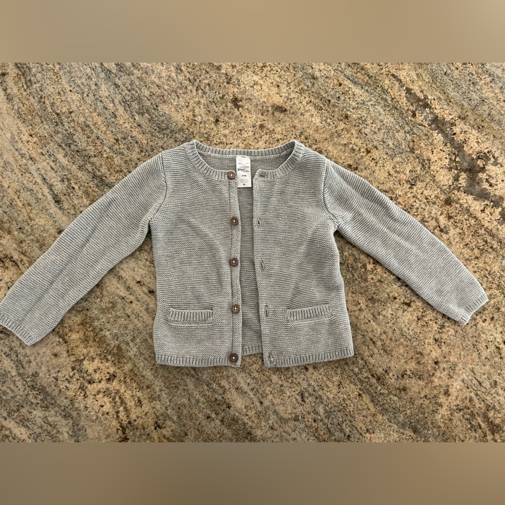 Simple Joys Knit Cardigan, 24 months
